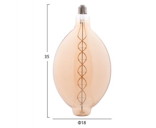 ΛΑΜΠΤΗΡΑΣ LED FILAMENT 8W E27 3000K TEA COLOR DIMMABLE HM4051.02 - ΦΩΤΙΣΜΟΣ ΟΙΚΟΝΟΜΙΑΣ στο Milonadakis.gr
