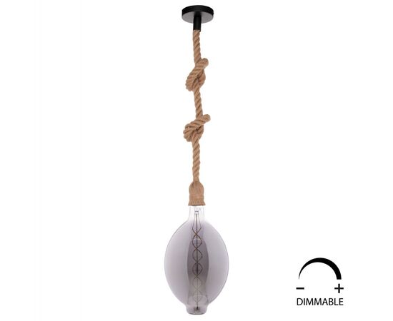 ΛΑΜΠΤΗΡΑΣ LED FILAMENT 8W E27 3000K SMOKE DIMMABLE HM4051.03 - ΦΩΤΙΣΜΟΣ ΟΙΚΟΝΟΜΙΑΣ στο Milonadakis.gr