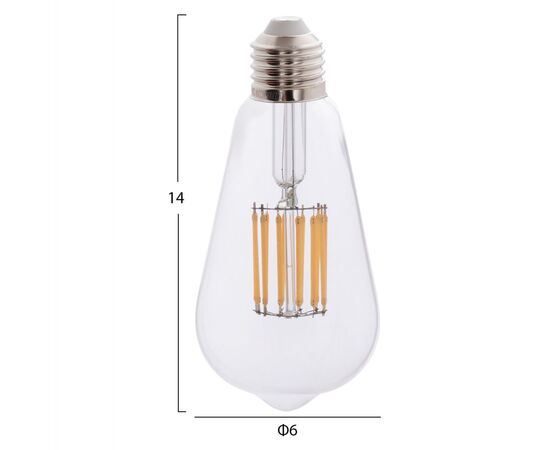 ΛΑΜΠΤΗΡΑΣ HM4189.01 LED FILAMENT 12W E27 3000K ΔΙΑΦΑΝΟΣ - ΦΩΤΙΣΜΟΣ ΟΙΚΟΝΟΜΙΑΣ στο Milonadakis.gr