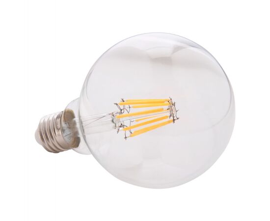 ΛΑΜΠΤΗΡΑΣ GLOBO LED FILAMENT 8W E27 3000K ΔΙΑΦΑΝΟΣ DIMMABLE HM4050.01 - ΦΩΤΙΣΜΟΣ ΟΙΚΟΝΟΜΙΑΣ στο Milonadakis.gr