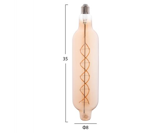 ΛΑΜΠΤΗΡΑΣ JHD-NW7775 LED FILAMENT 8W E27 3000K GOLD COLOR DIMMABLE HM4055.02 - ΦΩΤΙΣΜΟΣ ΟΙΚΟΝΟΜΙΑΣ στο Milonadakis.gr