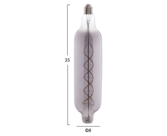 ΛΑΜΠΤΗΡΑΣ JHD-NW7775 LED FILAMENT 8W E27 3000K SMOKE COLOR DIMMABLE  HM4055.03 - ΦΩΤΙΣΜΟΣ ΟΙΚΟΝΟΜΙΑΣ στο Milonadakis.gr