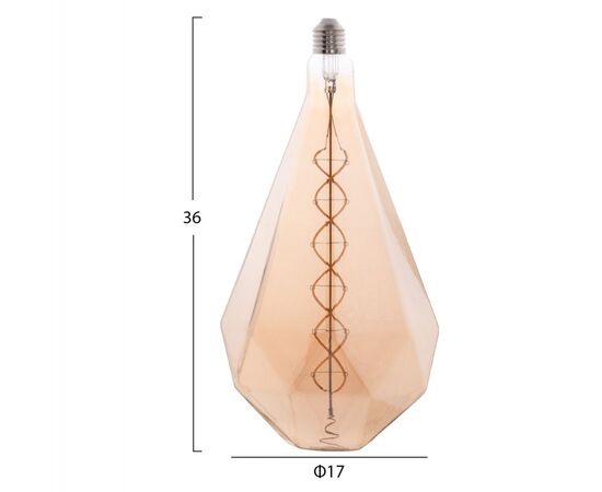ΛΑΜΠΤΗΡΑΣ LED FILAMENT 8W E27 3000K GOLD COLOR DIMMABLE HM4057 - ΦΩΤΙΣΜΟΣ ΟΙΚΟΝΟΜΙΑΣ στο Milonadakis.gr