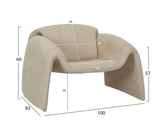 ΠΟΛΥΘΡΟΝΑ LAFORGE HM9679.03 ΜΠΕΖ ΜΠΟΥΚΛΕ ΥΦΑΣΜΑ-ΜΕΤΑΛΛΙΚΟΣ ΣΚΕΛΕΤΟΣ 100x83x66Υεκ. - ΚΑΡΕΚΛΕΣ - ΠΟΛΥΘΡΟΝΕΣ ΕΣ. στο Milonadakis.gr