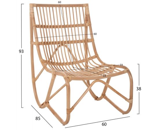 ΠΟΛΥΘΡΟΝΑ GRINN HM9815.01 ΡΑΒΔΟΙ RATTAN ΣΕ ΦΥΣΙΚΟ 56,5x73,5x79,5Υ εκ. - ΚΑΡΕΚΛΕΣ - ΠΟΛΥΘΡΟΝΕΣ στο Milonadakis.gr