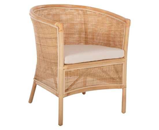 ΠΟΛΥΘΡΟΝΑ APRON HM9818 RATTAN ΠΛΕΚΤΟ ΣΕ ΦΥΣΙΚΟ-ΛΕΥΚΟ ΜΑΞΙΛΑΡΙ 75x70x85Υεκ. - ΚΑΡΕΚΛΕΣ - ΠΟΛΥΘΡΟΝΕΣ στο Milonadakis.gr