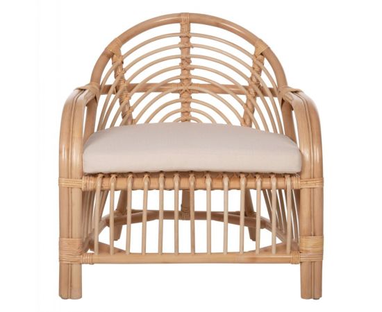 ΠΟΛΥΘΡΟΝΑ FEMUR HM9837 RATTAN ΣΕ ΦΥΣΙΚΟ- ΛΕΥΚΟ ΜΑΞΙΛΑΡΙ 72x66x75Υεκ. - ΚΑΡΕΚΛΕΣ - ΠΟΛΥΘΡΟΝΕΣ ΕΣ. στο Milonadakis.gr