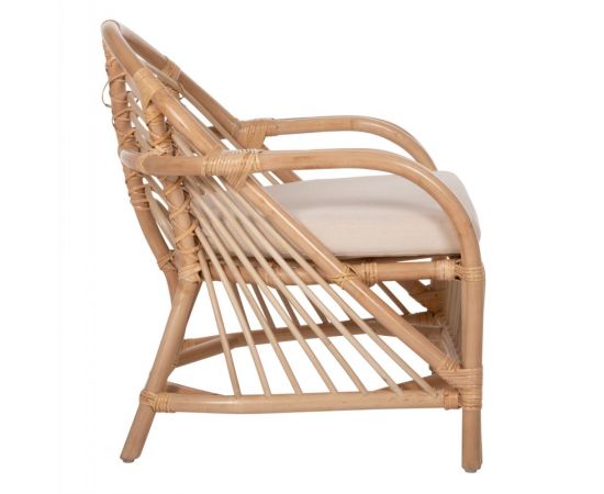 ΠΟΛΥΘΡΟΝΑ FEMUR HM9837 RATTAN ΣΕ ΦΥΣΙΚΟ- ΛΕΥΚΟ ΜΑΞΙΛΑΡΙ 72x66x75Υεκ. - ΚΑΡΕΚΛΕΣ - ΠΟΛΥΘΡΟΝΕΣ ΕΣ. στο Milonadakis.gr