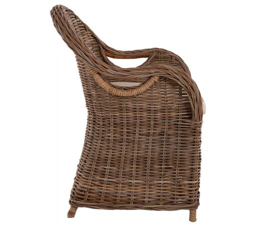 ΠΟΛΥΘΡΟΝΑ ΜΕ ΕΚΡΟΥ ΜΑΞΙΛΑΡΙ KEYLA HM9536 ΚΑΦΕ RATTAN 63x65x87Υεκ. - ΚΑΡΕΚΛΕΣ - ΠΟΛΥΘΡΟΝΕΣ στο Milonadakis.gr