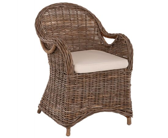 ΠΟΛΥΘΡΟΝΑ ΜΕ ΕΚΡΟΥ ΜΑΞΙΛΑΡΙ KEYLA HM9536 ΚΑΦΕ RATTAN 63x65x87Υεκ. - ΚΑΡΕΚΛΕΣ - ΠΟΛΥΘΡΟΝΕΣ στο Milonadakis.gr