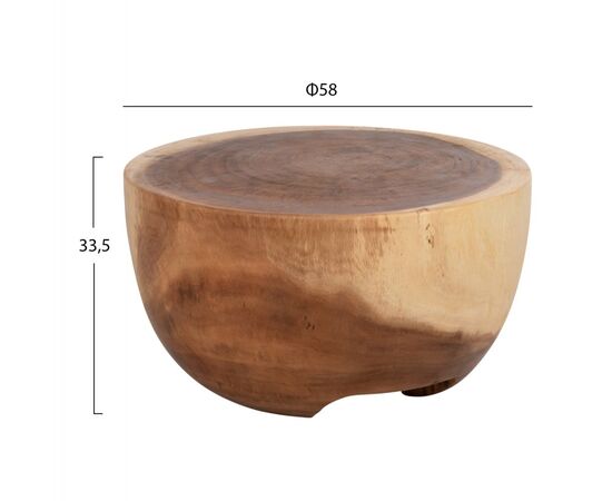 ΤΡΑΠΕΖΙ ΒΟΗΘΗΤΙΚΟ POMPU HM9794 ΜΑΣΙΦ ΞΥΛΟ SUAR Φ58x33,5Υεκ. - ΒΟΗΘΗΤΙΚΑ ΤΡΑΠΕΖΑΚΙΑ στο Milonadakis.gr