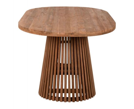 ΤΡΑΠΕΖΙ ΤΡΑΠΕΖΑΡΙΑΣ REMIK HM9835 RECYCLED ΤΕΑΚ ΣΕ ΦΥΣΙΚΟ 100x200x75,5Yεκ. TOP 4εκ. - ΤΡΑΠΕΖΙΑ ΚΟΥΖΙΝΑΣ στο Milonadakis.gr